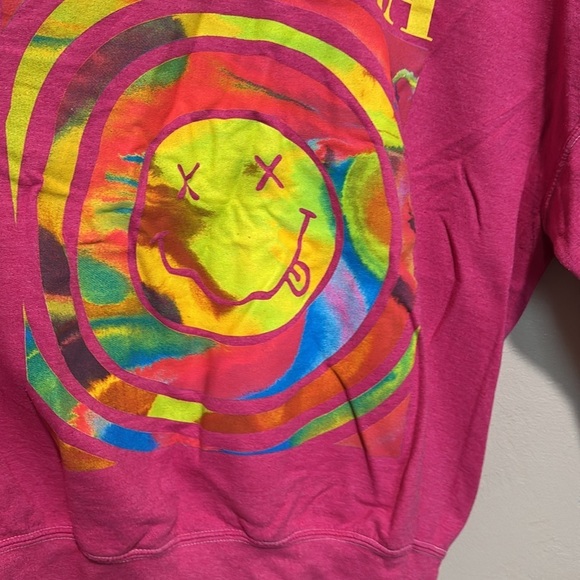 Pink Nirvana Graphic Sweatshirt size small - Picture 5 of 12